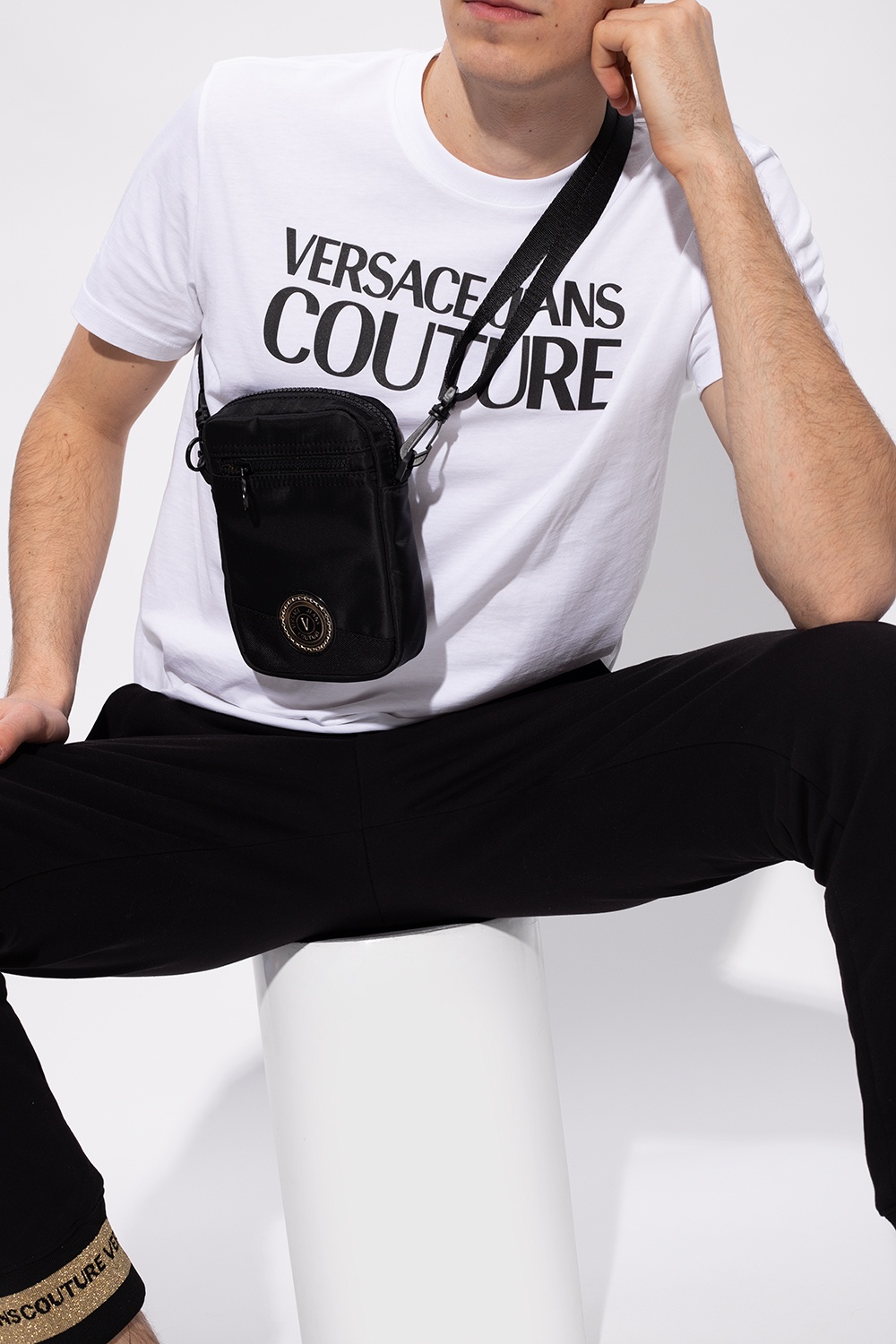 Versace Jeans Couture Balmain drawstring straight-leg track pants
